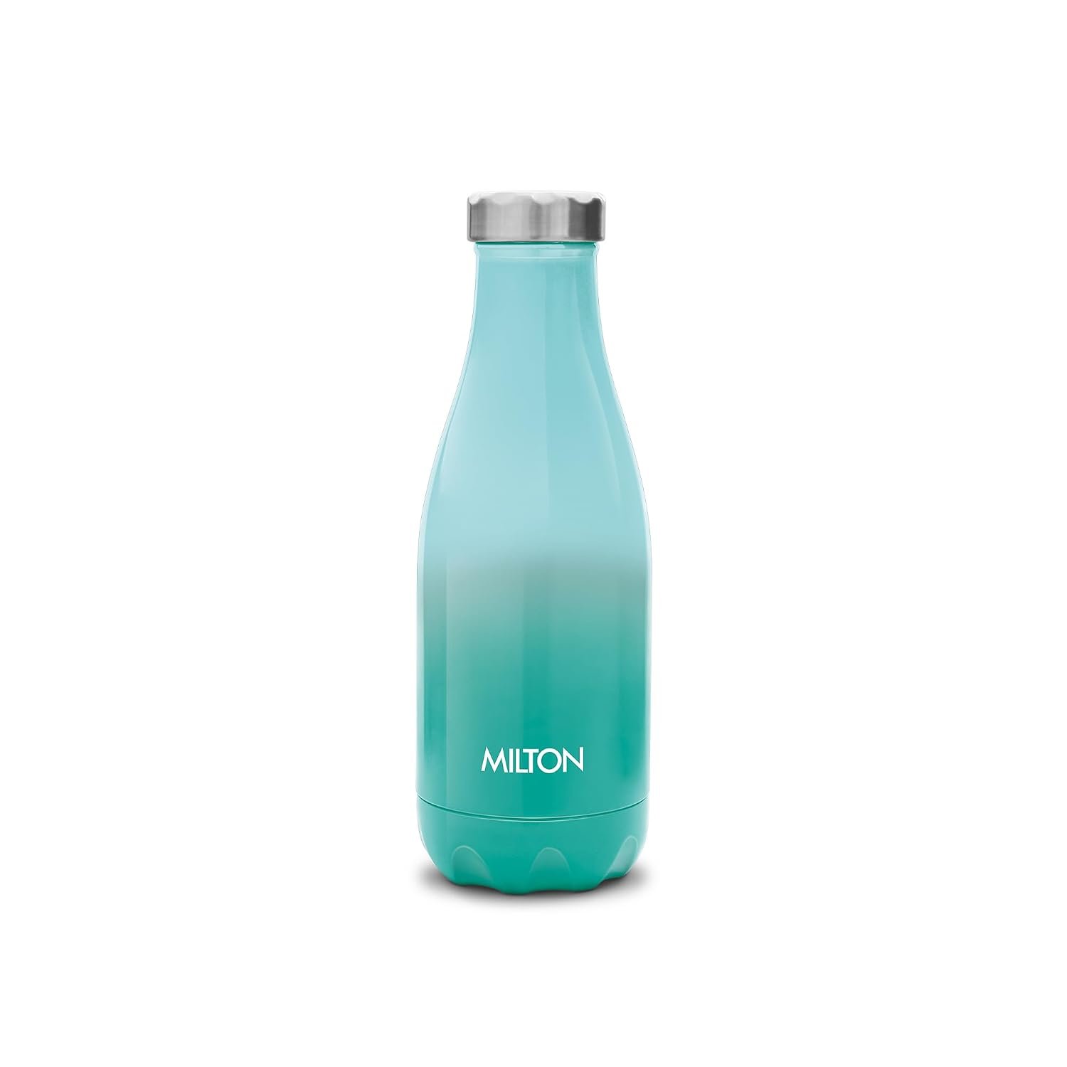 Milton Prudent 350 Thermosteel Bottle, 360 ml Water Bottle, 24 Hours Hot and Cold, Double Wall Vacuum Insulated, Water Bottles, Tea Flask/Coffee Flask for Sports, Travel, Aqua Green