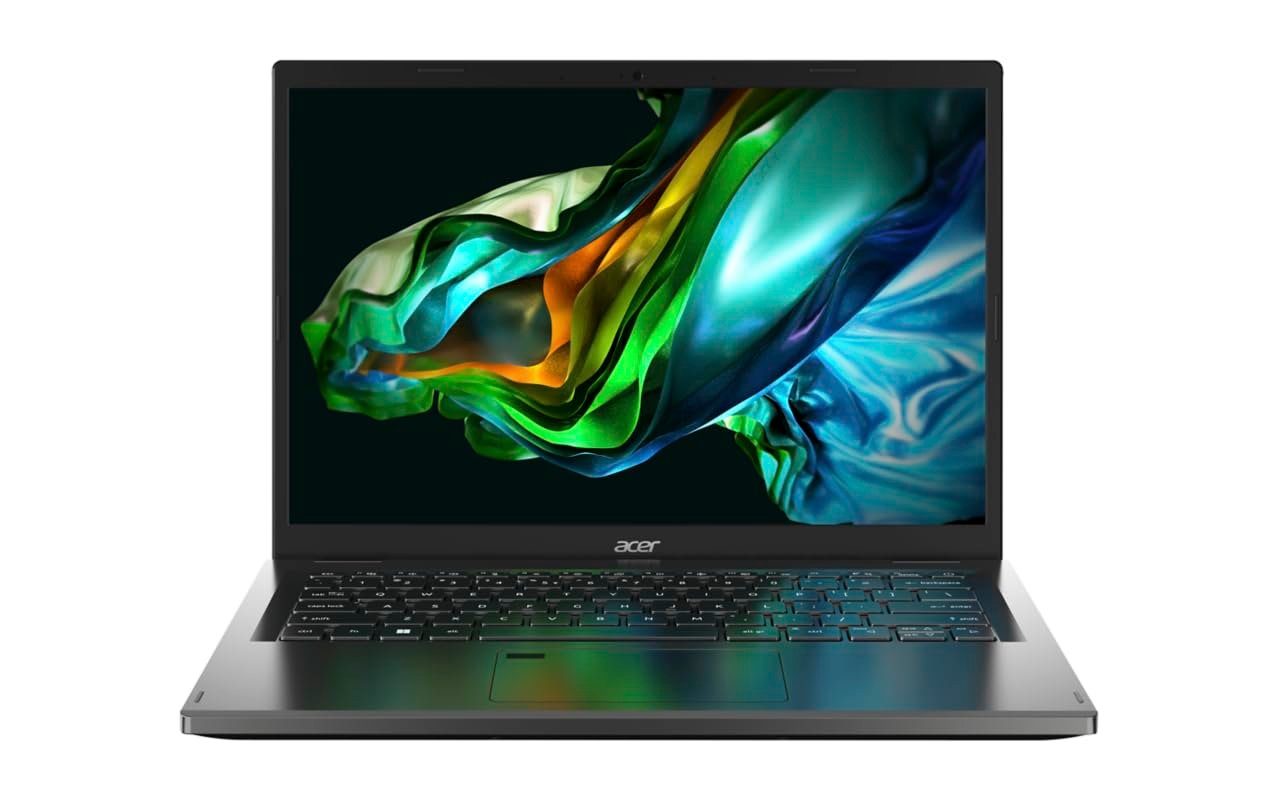 acer Aspire 5 13th Gen Intel Core i5 (8 GB RAM/512 GB SSD/Windows 11 Home/MS Office), A514-56M 14" Full HD IPS 45% NTSC Display, Steel Gray, 1.4 KG