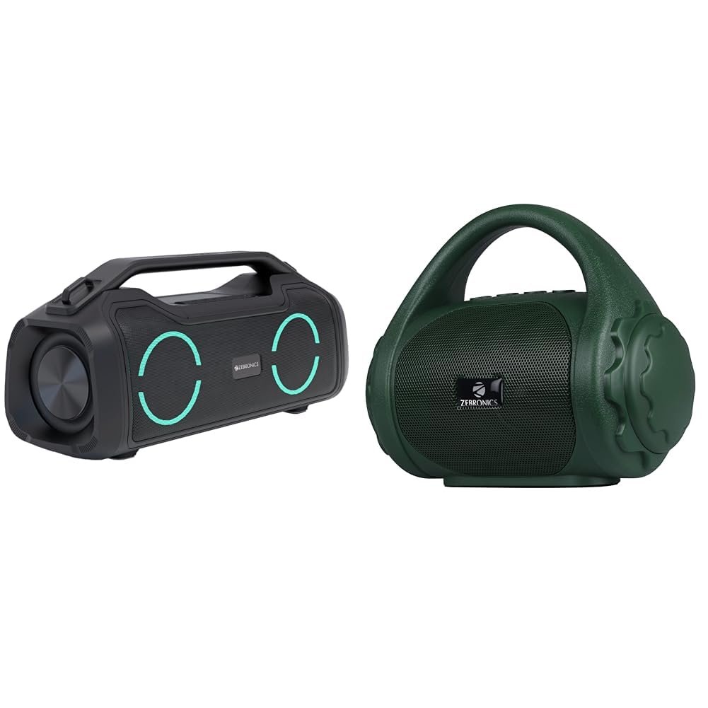 ZEBRONICS Zeb-Sound Feast 500 Bluetooth 5.0 Portable Speaker with 70W, 9H Backup, TWS, IPX5 waterpr