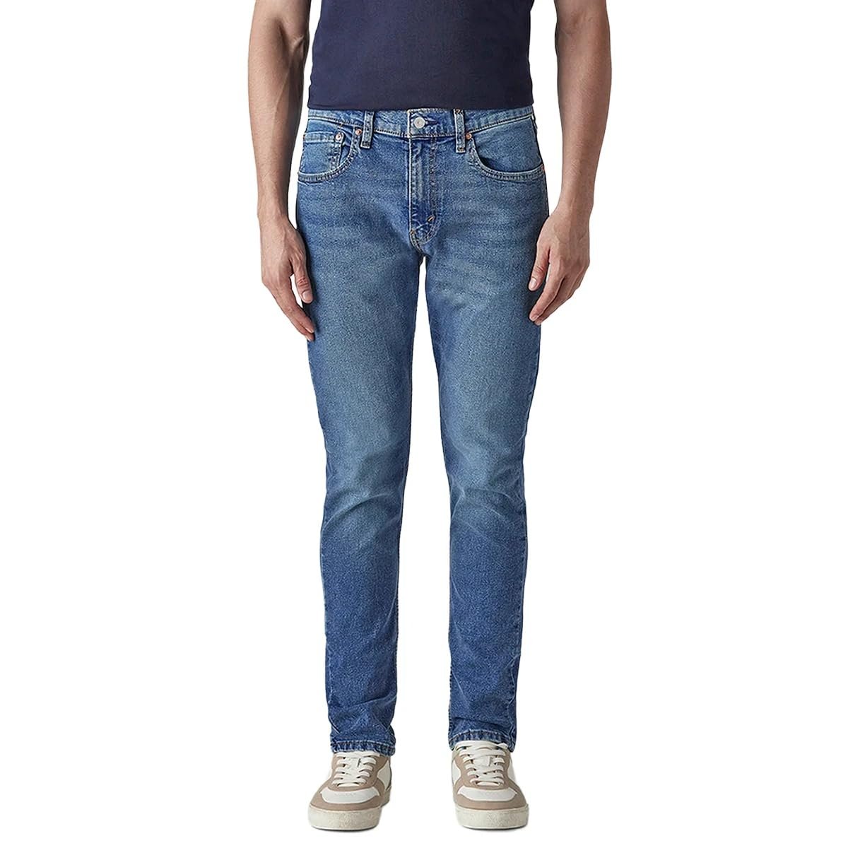 Levi's Men's 512 Dark Indigo Slim Tapered Fit Mid Rise Jeans