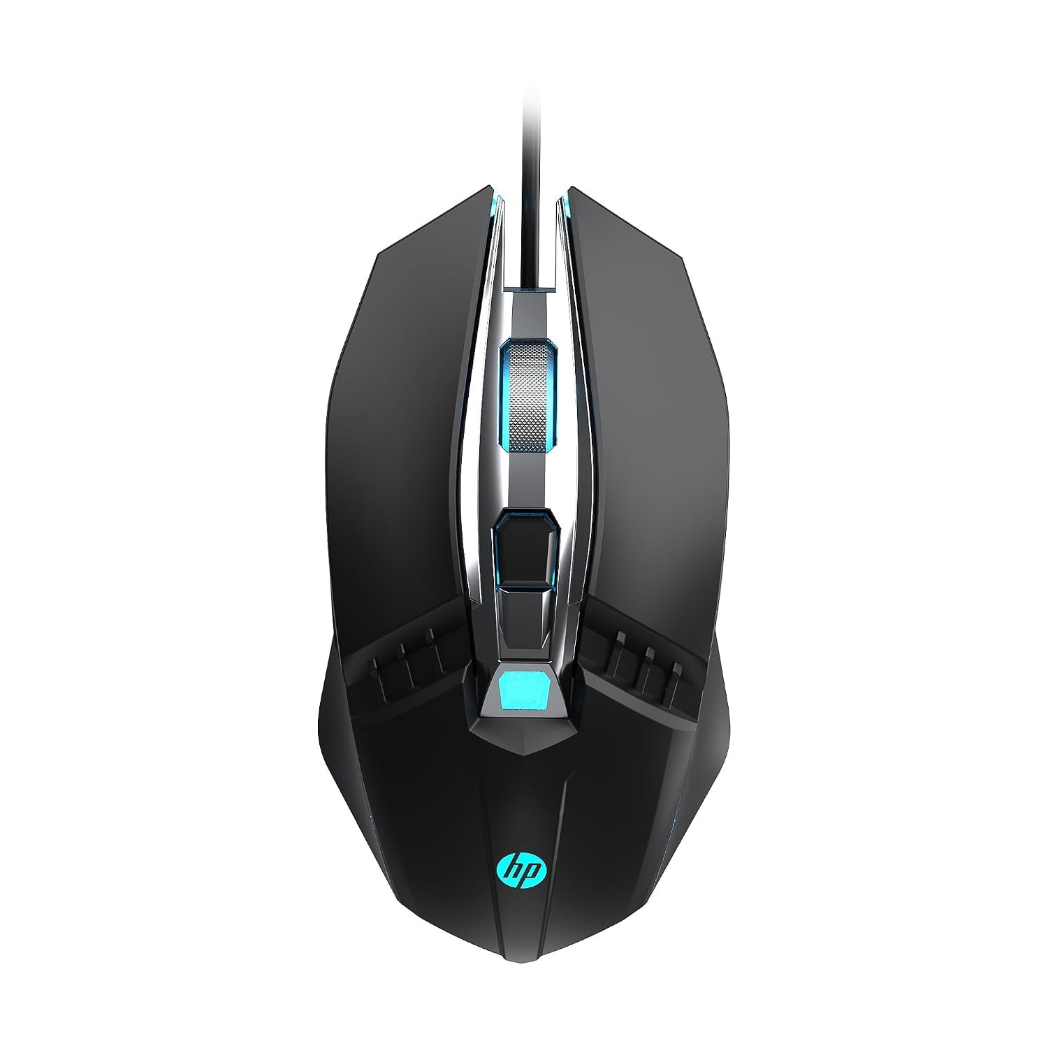 HP M370 Wired Gaming Mouse with RGB Lighting; 7200 DPI; 6 Buttons; Ergonomic Desing for Professional Gamers; 1 Year Warranty; Black; 0.129kg (D69ZRAA)