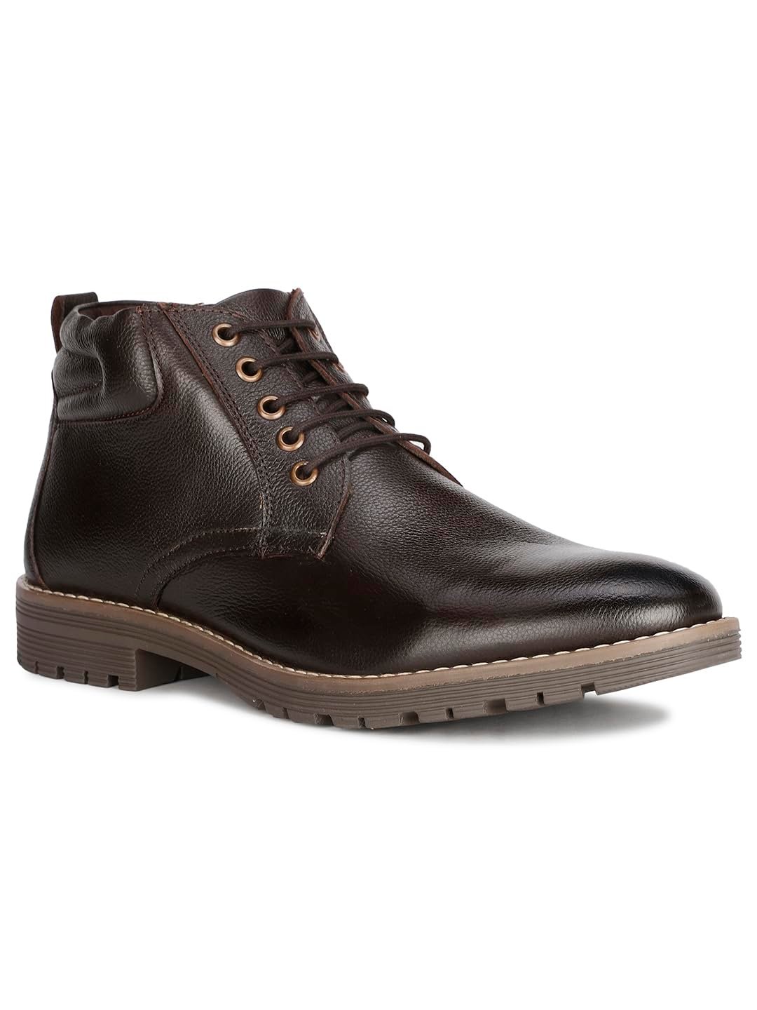 Bata Knox Men's Brown Leather Boots