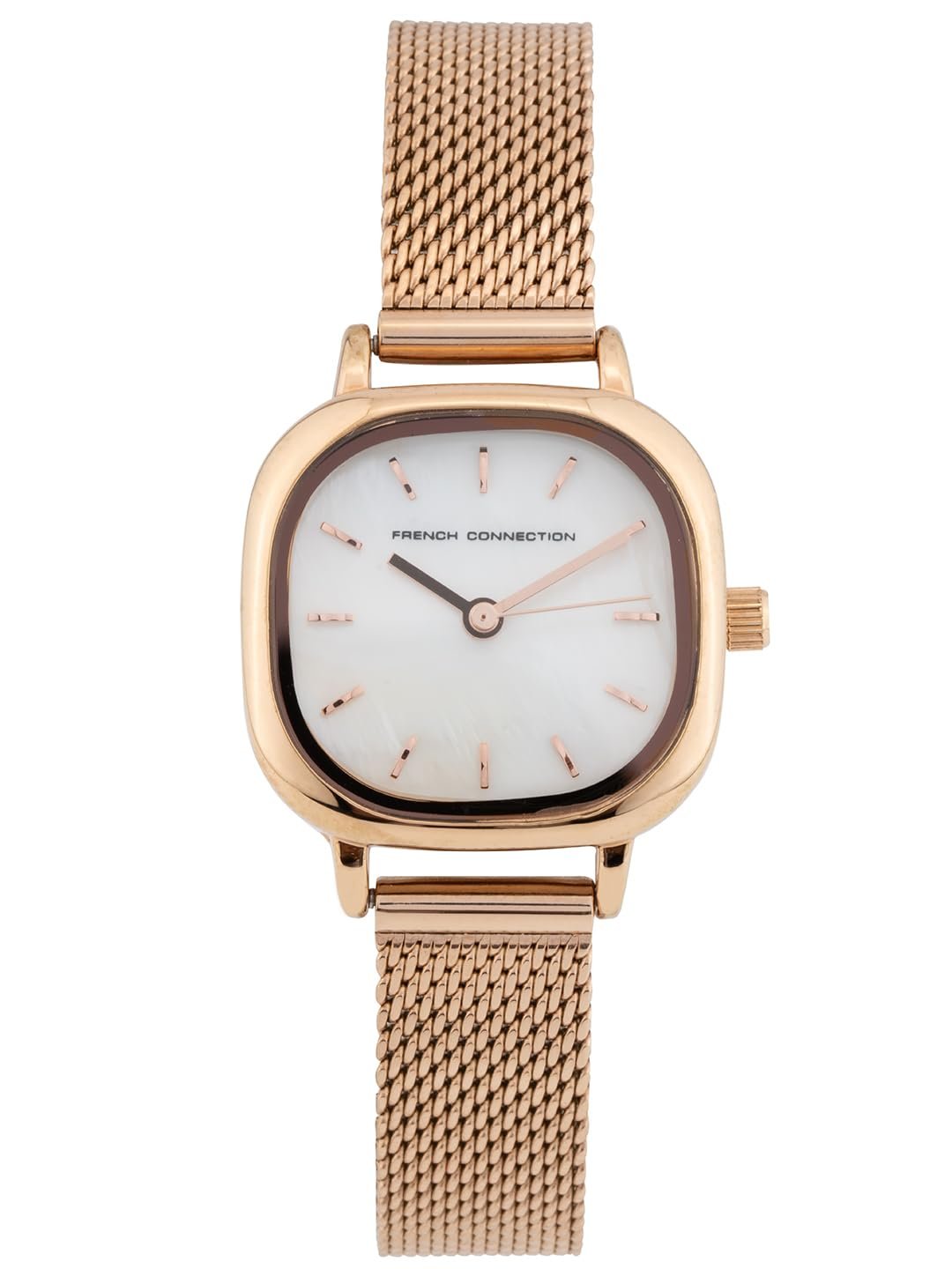 French Connection | Analog Off-White Dial | Stainless Steel Strap | Watch for Women - FCU2RGM