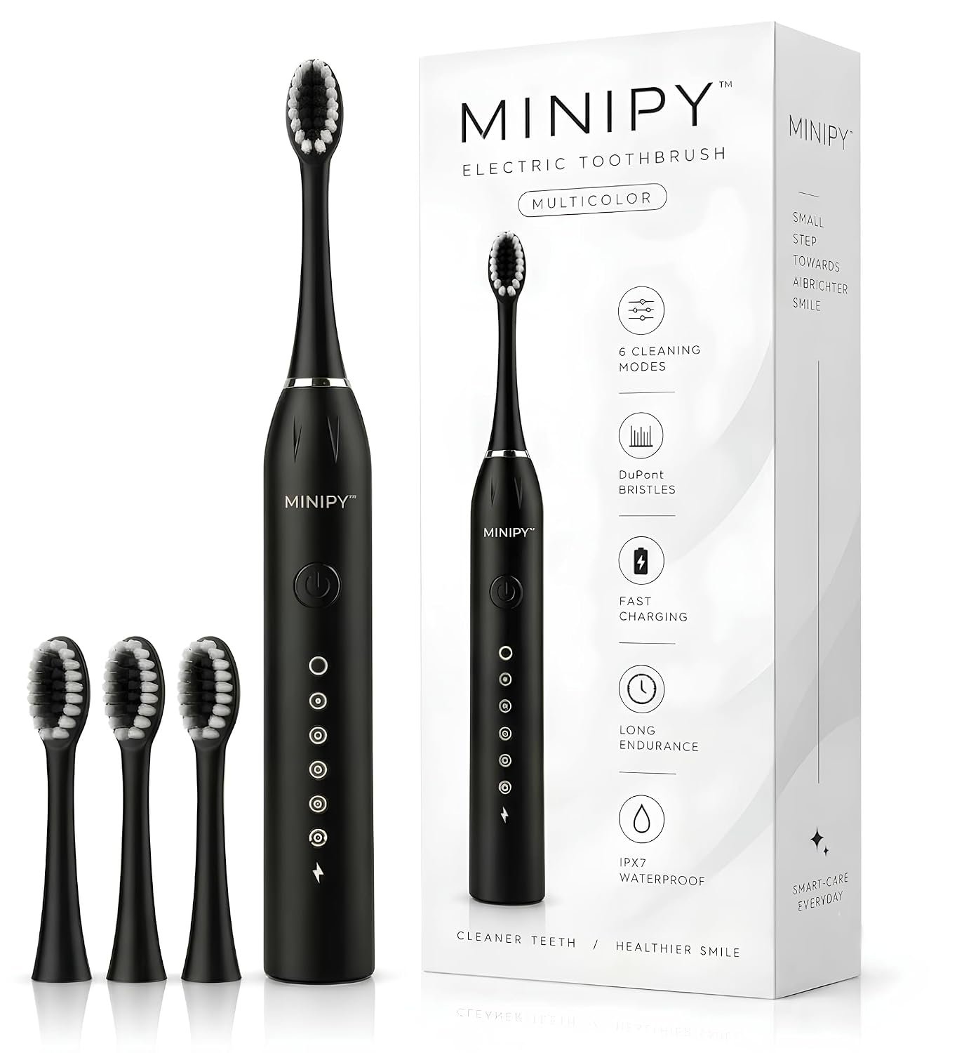Electric Toothbrush With 4 Brush Heads @ 199