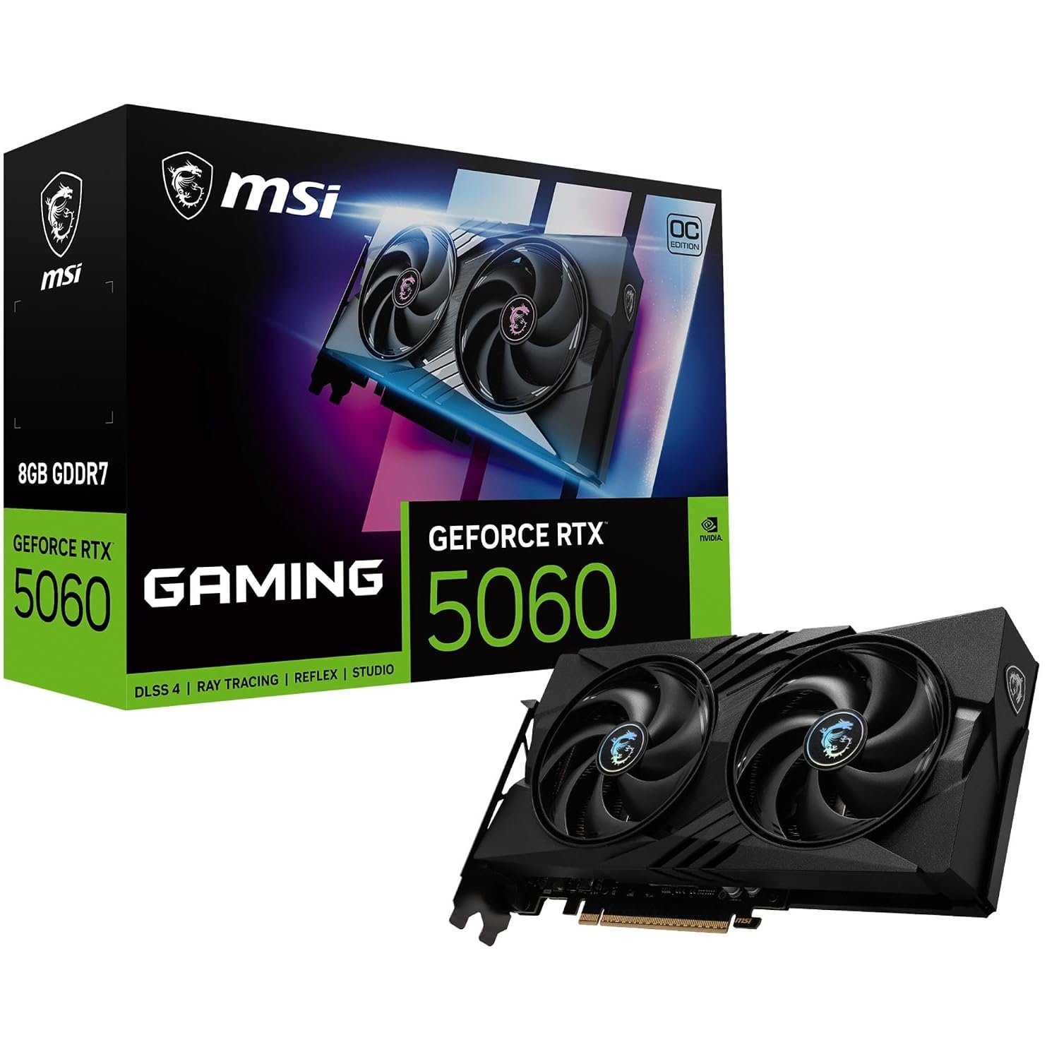 MSI GeForce RTX 5060 8G Gaming Graphics Card