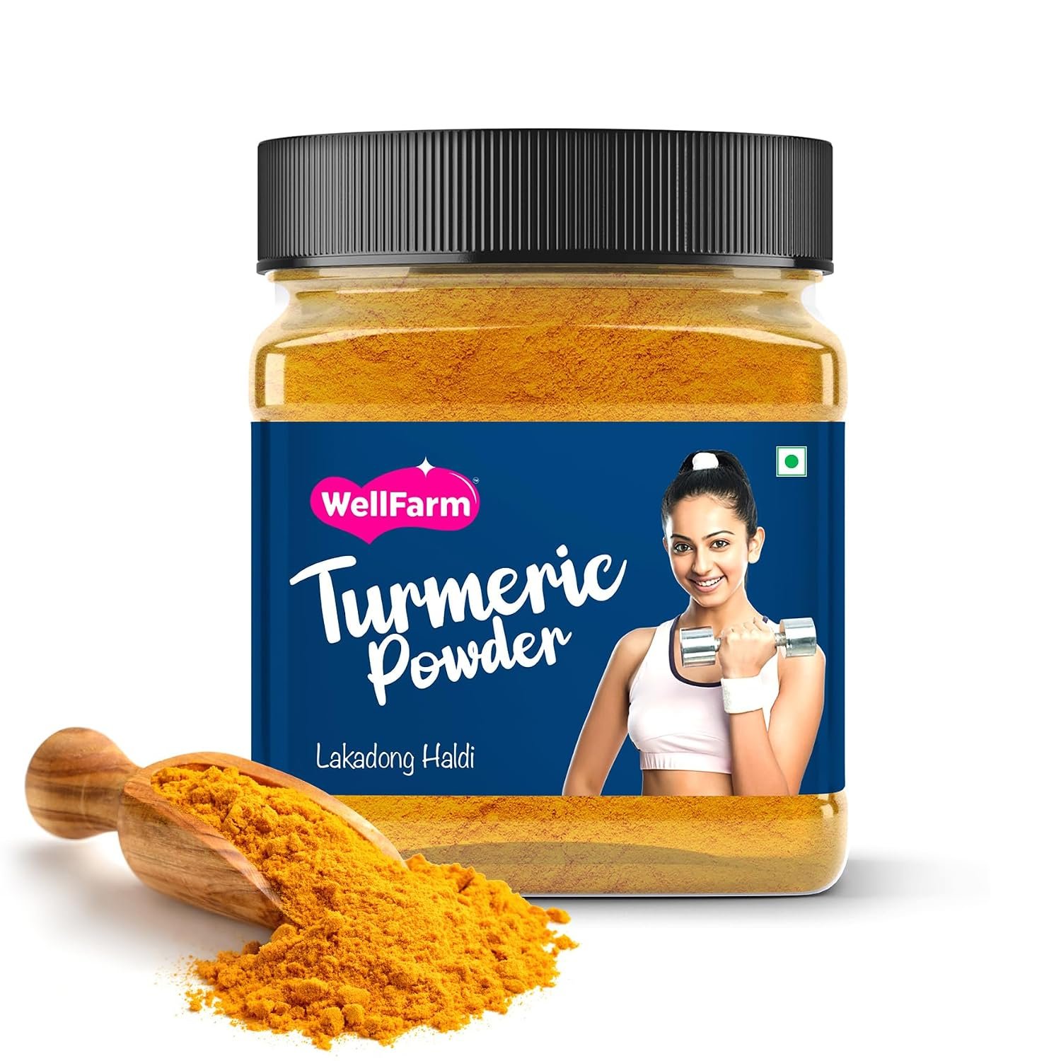 WellFarm Lakadong Turmeric Powder From Meghalaya, Organic Haldi Powder, High Curcumin Turmeric Powder, 200gm