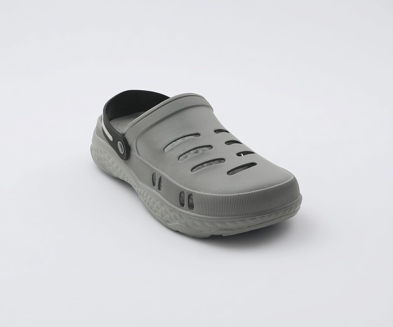 Liberty A-HA BEACHRIDEM Clogs for Men - Black & Grey EVA Slip-On Casual Clogs | Soft Moulded Footbed, Lightweight Everyday Footwear for Home, Casual, Errands, Daily, Outdoor & Relaxed Wear