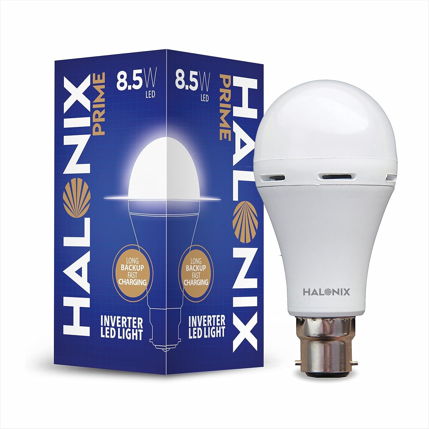 Halonix 8.5 Watt Rechargeable LED Bulb Pack of 1