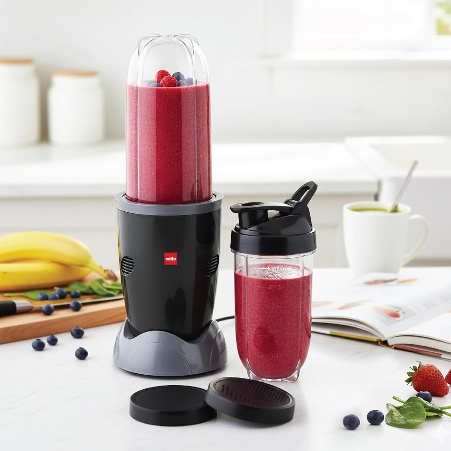 Cello Trion Nutri Max Pro 2J Juicer Mixer Grinder 500W, Black