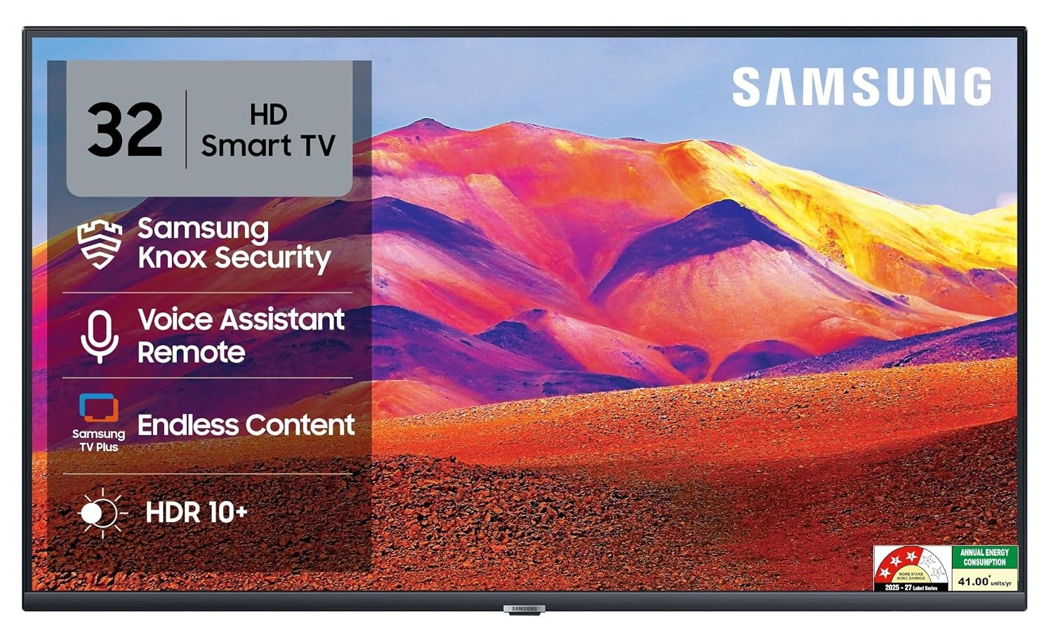 Samsung 32 inch (80cm) HD Smart LED 2026 TV | HDR10+ | 150+ Channels | Voice Assistance Remote | PurColor | Knox Security |