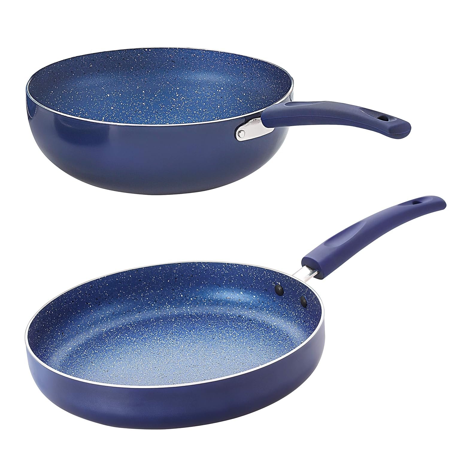 Nirlon Bling Induction Base Non Stick Aluminium 2 Piece Pots and Pan Set