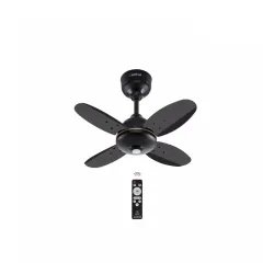 ACTIVA Gracia 600MM Ceiling Fan, 4 Blade, BLDC 28 Watt Motor, Noiseless,High Speed Fan with LED Light, Energy Saving, Full Remote Control, Reversible Mode & Timer, 5 Years Warranty-Smoke Brown