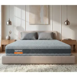 Amazon Basics Orthopedic Classic Comfort Memory Foam Mattress | Queen Size Bed Mattress, 8-Inch Thick | 3-Layer Foam Build, Zero Motion Transfer (75x60x8 Inches, Medium Firm, Zippered Cover)