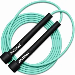 Antina Worldwide Adjustable Skipping Rope for Men & Women Speed Jump Rope for Exercise, Gym, Sports & Fitness(CYAN)