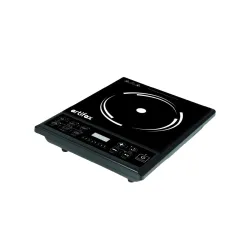 ARTIFAX 1800W Induction Cooktop & Stove for Kitchen | Electric Induction Cooker with 6 Power Levels, Auto Cook Menus, LED Display, Push Button Control, Overheat Protection & Voltage Regulator | Black