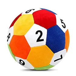 Babique Ball Numeric Plush Soft Toy Cute Kids Birthday Animal Baby Boys/Girls (25 cm)
