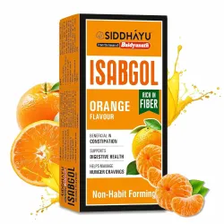 Baidyanath Asli Ayurved Isabgol Orange flavour- Psyllium Husk Powder 200gm | Boosts Digestion | Constipation Relief Naturally | Rich Source Of Dietary Fiber Supplement