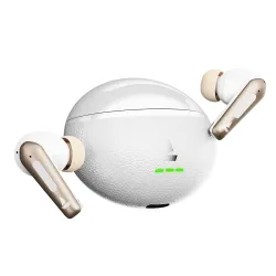 boAt Airdopes Prime 512 (2026 Launch) Volume Swipe Control, 4Mics AI-ENx, 50H Battery, Multi Connect, App Support, BT v6.1, Bluetooth Earbuds, TWS Ear Buds Wireless Earphones with mic(Moonstone White)
