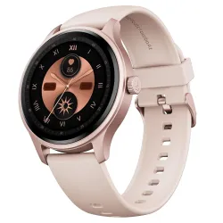 boAt Lunar Discovery Neo, 1.39" (3.5 cm) Round HD Display, Premium Metallic Finish, Animated Watchfaces, 100+ Sports Mode, Bluetooth Calling, Smart Watch for Men & Women (Cherry Blossom)