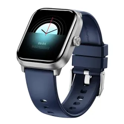 boAt Storm Blaze Smartwatch in Premium Metal Finish with Advanced BT Calling, Functional Crown, 1.83'' (4.64 cm) HD Display, IP68 Waterproof, HR, Sleep, Stress & SPO₂ Tracking, SOS (Deep Blue)