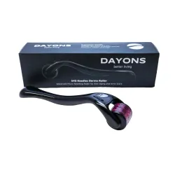 Dayons 0.5mm Derma Roller for Hair Growth, Beard Growth & Face Skin Care – Microneedling Roller for Hair Regrowth, Acne Scars & Skin Treatment – Micro Needling Tool for Men & Women