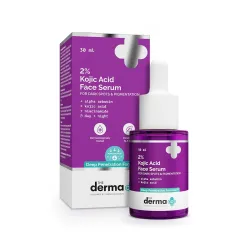 The Derma Co. 2% Kojic Acid Face Serum with Alpha Arbutin, Powered by Deep Penetration Formula™ | Fights Pigmentation | Fades Dark Spots | Brightens & Evens Skin Tone | 30 ml