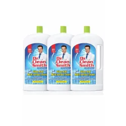 Dr. CleanSmith 1 Ltr (Pack of 3) Glass and Surface Cleaner Liquid Spray Refill|Glass Cleaner for Car, Kitchen and Home Surfaces | Multi Surface Cleaner
