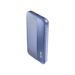 EVM EnBolt 22.5W Super Fast Charging Power Bank 10000mAh | Type-C PD & USB Output | Portable Li-Polymer Battery Pack with Dual Output Ports | 2 Year Warranty (EVM-P0208-Blue)