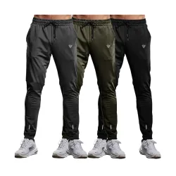 EYEBOGLER Mens Regular Fit Full Elastic Track Pant