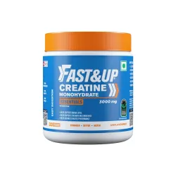 Fast&Up Creatine Monohydrate Powder | 100% Pure Micronized Creatine Supplement for Muscle Growth, Strength & Recovery | Unflavoured Creatine Powder, 100g (33 Servings)