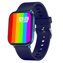 FCUK Fit Pro Full Touch 1.69' Superior Display Smartwatch, Sleek Design Metal Body, 8 Sport Modes, Spo2, Heart Rate Monitoring, IP 68 Water Resistance and Long Battery Life