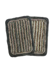 FINE TEX WORLD Green Cotton Doormats