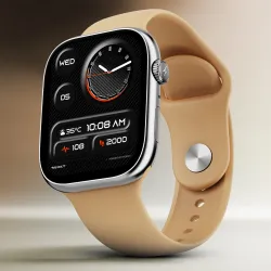 Fire-Boltt Rise X 2.01 HD Display, Wireless Charging, Rotating Crown, Bluetooth Call Smartwatch