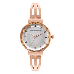 French Connection Black Dial Color Watch for Women - FCN053B