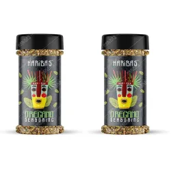 HARIBAS Dry Oregano Flakes Seasonings 100 Gram, Aromatic Spicy Dried Pizza Pasta Seasoning (Pack of 2)
