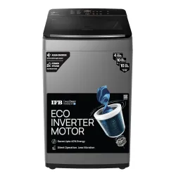 IFB 9kg 5 star with DeepClean Technology AI Powered Fully Automatic Top Load Washing Machine Eco Inverter Motor 10 Wash Programs Inbuilt Wheels Soak Activmix (4 Yr Warranty TL901AG1ID Anthracite Grey)