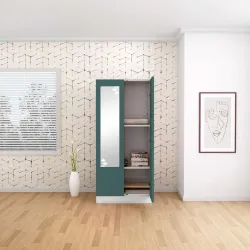 Interio by Godrej Slimline 2-Door Steel Almirah
