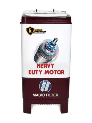 Kenstar 8 kg Washer only Maroon, White (KSWA80NNNNLM)