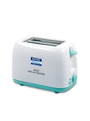 KENT Crisp 750 Watts 6 Heating Modes 2 Slice Auto Pop Up Electric Toaster