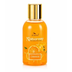 AKANSHA Nabaroop Men's & Women's Ayurvedic Natural Face and Body Wash- 100ml (Orange)