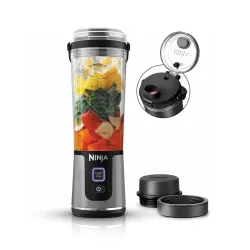 Ninja Blast Portable Cordless Blender (BC151INBK) – 530ml | USB-C Rechargeable | Crushes Ice & Frozen Fruit | BPA Free, Leak-Proof Travel Lid