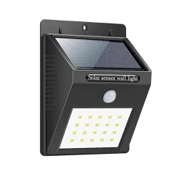 Ocean Mart Plastic Outdoor Weatherproof 20-led Solar Motion Sensor Light for Driveway, Garden, Path and Yard, Multicoloured