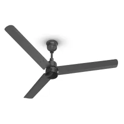 Polycab Wizzy Plus BLDC 1200mm 5-Star, Remote Ceiling fan for Living Room| 55% Energy Saving, High Air Delivery | 3+1 yr Warranty【Matt Black】