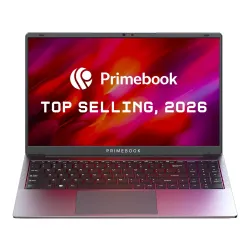 Primebook 2 Max (2026) | 8GB RAM, 128GB UFS Storage | 15.6-Inch Full HD IPS Display | 12hrs Battery | MediaTek Helio G99 | Android 15 (PrimeOS 3.0) | Backlit Keyboard | in-Built AI (Gray)