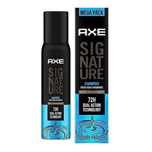 AXE Signature Champion Deodorant Long Lasting No Gas Body Perfume For Men 200 Ml