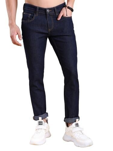 Highlander Men Men’s Straight Fit Jeans | Mid Rise | Stretchable Fabric | Designed for Comfort & Ease of Movement | Jeans for Man