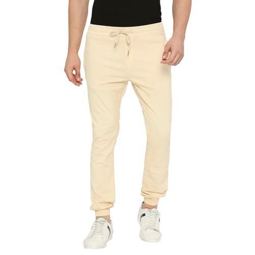Spykar Men's Slim Fit Mid Rise Trouser