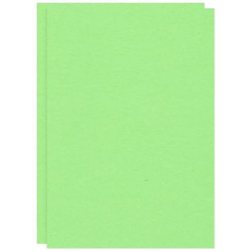 CVANU Premium A4 Color Paper Sheets GANGNEUNG Green 120 GSM Color Art Papers for Kids DIY Arts and Crafts| Scrapbooking| Card Making (Pack of 10)