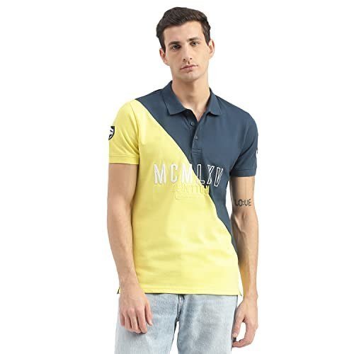 United Colors of Benetton Men's Solid Regular Fit Polo Shirt