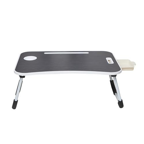 Amazon Basics Engineered Wood Foldable Laptop Table with Cup Holder